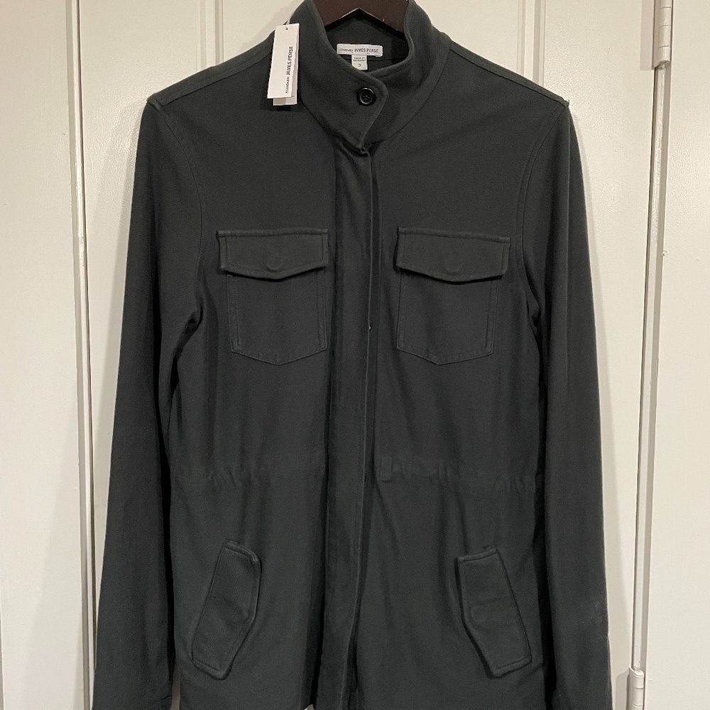 James Perse Military Green Utility Jacket 3